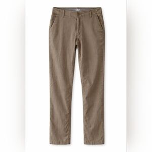 Lee Slim Straight Brown Stretch Chino Pants‎ Mens 32x32 Casual